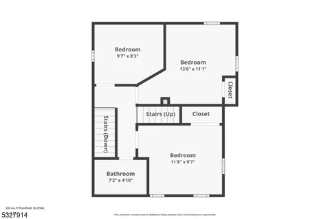 Floorplan - 320 Lee Pl, Plainfield, NJ 07063 photo 1 of 1