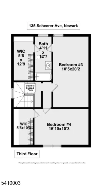 Floorplan - 135 Scheerer Ave, Newark, NJ 07112 photo 4 of 4