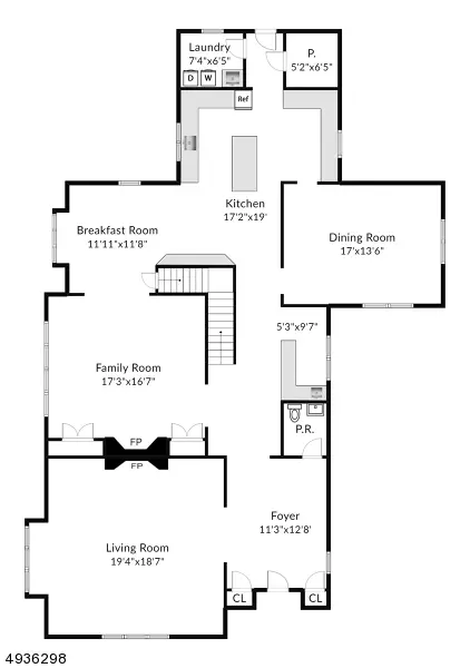 Floorplan - 25 Bedford Rd, Summit, NJ 07901 photo 1 of 2