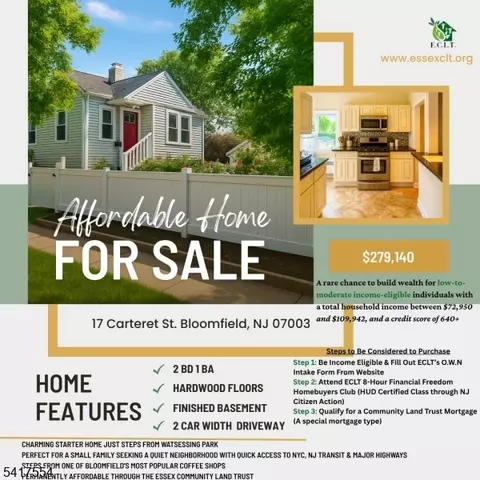 17 Carteret St, Bloomfield, NJ 07003