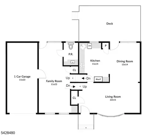 Floorplan - 39 Surrey Ln, Berkeley Heights, NJ 07922 photo 1 of 3
