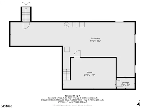 Floorplan - 729 Vulcanite Ave, Alpha, NJ 08865 photo 3 of 3