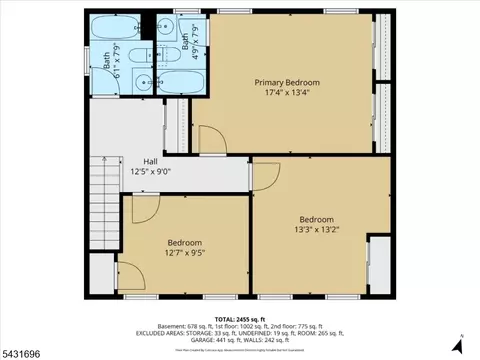 Floorplan - 729 Vulcanite Ave, Alpha, NJ 08865 photo 2 of 3
