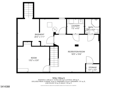 Floorplan - 95 Cedar Ave, Hackensack, NJ 07601 photo 1 of 4