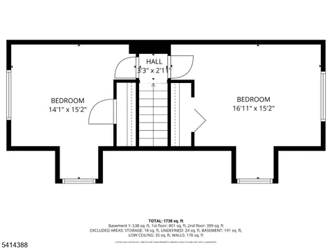 Floorplan - 95 Cedar Ave, Hackensack, NJ 07601 photo 3 of 4