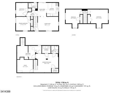 Floorplan - 95 Cedar Ave, Hackensack, NJ 07601 photo 4 of 4