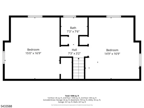 Floorplan - 34 Rowland Ave, Hackensack, NJ 07601 photo 3 of 4