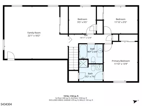 Floorplan - 244 Juniper Ln, Forked River, NJ 08731 photo 2 of 3