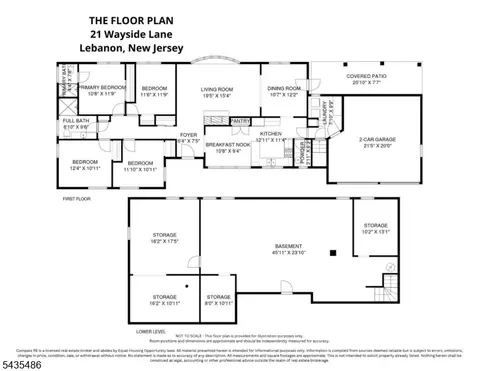 Floorplan - 21 Wayside Ln, Lebanon, NJ 08833 photo 1 of 1