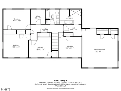 Floorplan - 54 Dean Rd, Mendham, NJ 07945 photo 2 of 2