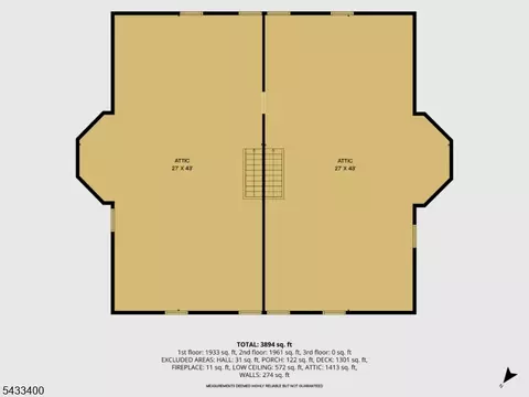 Floorplan - 61 New St, Hampton, NJ 08827 photo 3 of 3