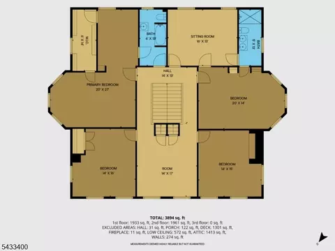 Floorplan - 61 New St, Hampton, NJ 08827 photo 2 of 3