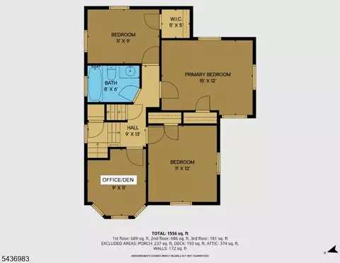 Floorplan - 28 Codington Pl, Somerville, NJ 08876 photo 2 of 3