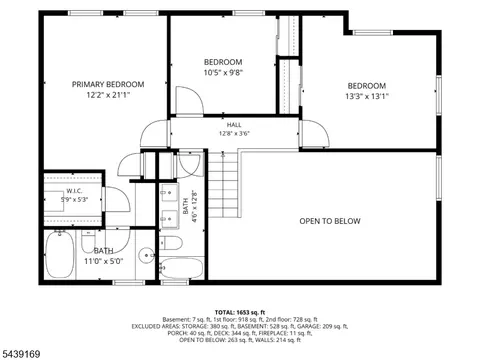 Floorplan - 11 Hampton Ct, Basking Ridge, NJ 07920 photo 2 of 3