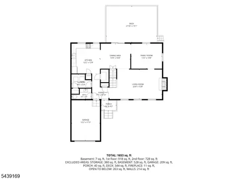 Floorplan - 11 Hampton Ct, Basking Ridge, NJ 07920 photo 1 of 3