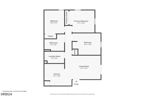 19 Amethyst Way #19, Franklin Park, NJ 08823