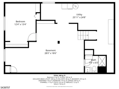 Floorplan - 37 North St, Dover, NJ 07801 photo 1 of 2