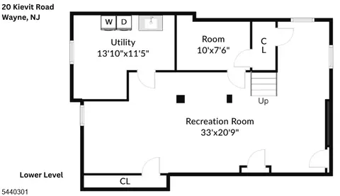 Floorplan - 20 Kievit Rd, Wayne, NJ 07470 photo 2 of 2