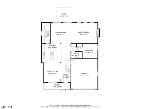 Floorplan - 136 Irwin St, Springfield, NJ 07081 photo 1 of 2