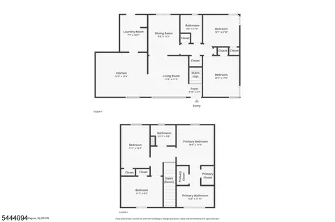 Floorplan - 45 Leonard Ter, Wayne, NJ 07470 photo 3 of 3