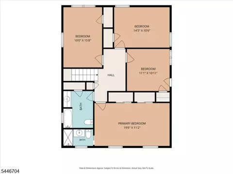 Floorplan - 2 Eagle Rd, Edison, NJ 08820 photo 2 of 3