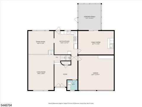 Floorplan - 2 Eagle Rd, Edison, NJ 08820 photo 1 of 3