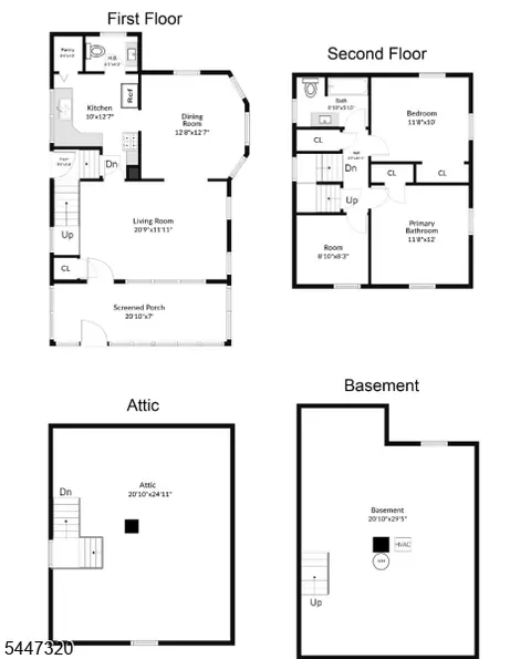 Floorplan - 434 E 3rd Ave, Roselle, NJ 07203 photo 1 of 1