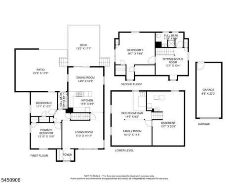 Floorplan - 4 Kensington Rd, Madison, NJ 07940 photo 1 of 1