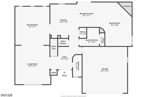 Floorplan - 26 Benjamin Dr, Springfield, NJ 07081 photo 1 of 2