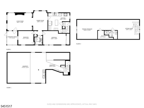 Floorplan - 403 Sharp St, Hackettstown, NJ 07840 photo 1 of 2