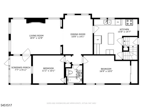 Floorplan - 403 Sharp St, Hackettstown, NJ 07840 photo 2 of 2