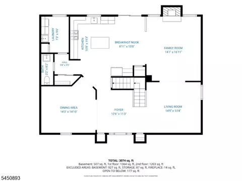 Floorplan - 5 Pegasus Pl, Hackettstown, NJ 07840 photo 1 of 4