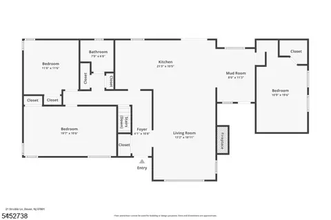 Floorplan - 21 Struble Ln, Rockaway Twp, NJ 07866 photo 1 of 3