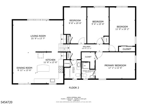 Floorplan - 55 Gathering Rd, Pine Brook, NJ 07058 photo 1 of 2