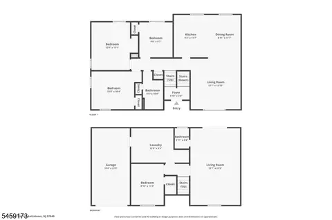 Floorplan - 9 Arthur Ter, Hackettstown, NJ 07840 photo 1 of 1