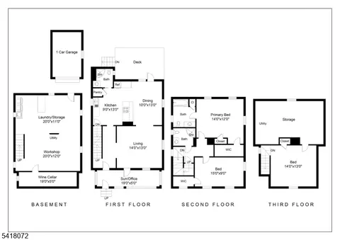 Floorplan - 28 Glenside Ave, Summit, NJ 07901 photo 1 of 1