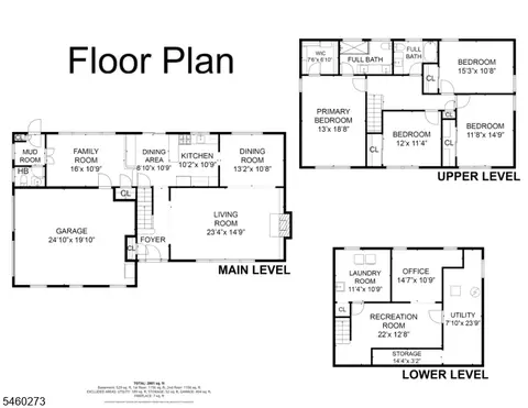 Floorplan - 66 Darlington Dr, Wayne, NJ 07470 photo 1 of 1