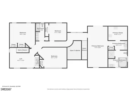 Floorplan - 36 Everett, Randolph, NJ 07869 photo 1 of 1