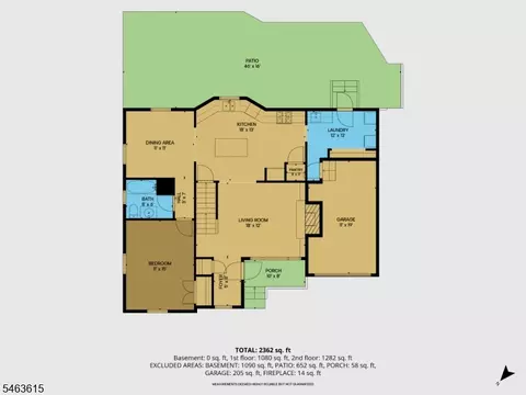 Floorplan - 587 Greenbrook Rd, North Plainfield, NJ 07063 photo 1 of 3
