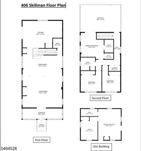 Floorplan - 406 Skillman Rd, Skillman, NJ 08558 photo 1 of 1