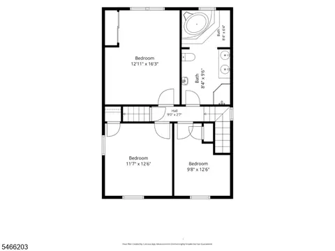 Floorplan - 315 Trinity Pl, Hillside, NJ 07205 photo 3 of 4