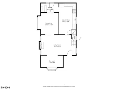 Floorplan - 315 Trinity Pl, Hillside, NJ 07205 photo 2 of 4