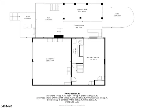 Floorplan - 22 Sloping Hill Ter, Wayne, NJ 07470 photo 1 of 3