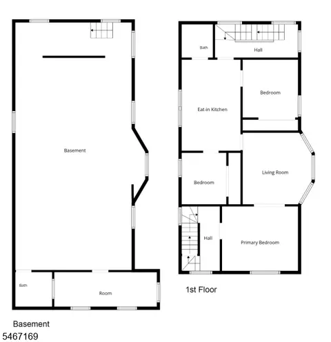 Floorplan - 61 Spring St, Bloomfield, NJ 07003 photo 1 of 2