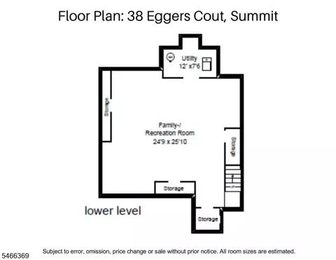 Floorplan - 38 Eggers Ct, Summit, NJ 07901 photo 4 of 4