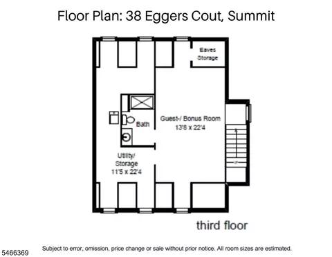 Floorplan - 38 Eggers Ct, Summit, NJ 07901 photo 3 of 4