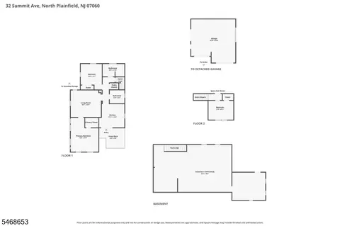 Floorplan - 32 Summit Ave, North Plainfield, NJ 07060 photo 1 of 1