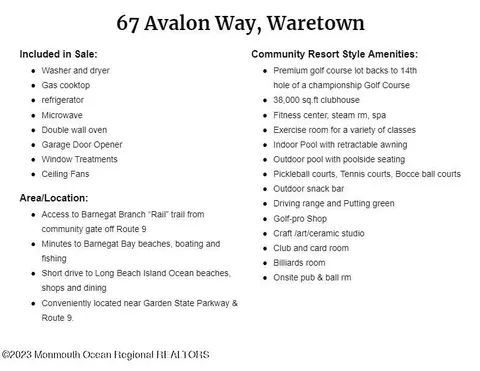 67 Avalon Way, Waretown, NJ 08758 photo 38