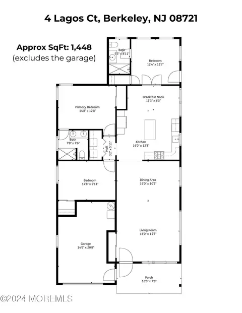 Floorplan - 4 Lagos Ct, Berkeley, NJ 08721 photo 1 of 1