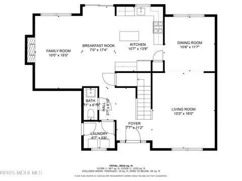 Floorplan - 211 Dwight Pl, Brick, NJ 08724 photo 1 of 2
